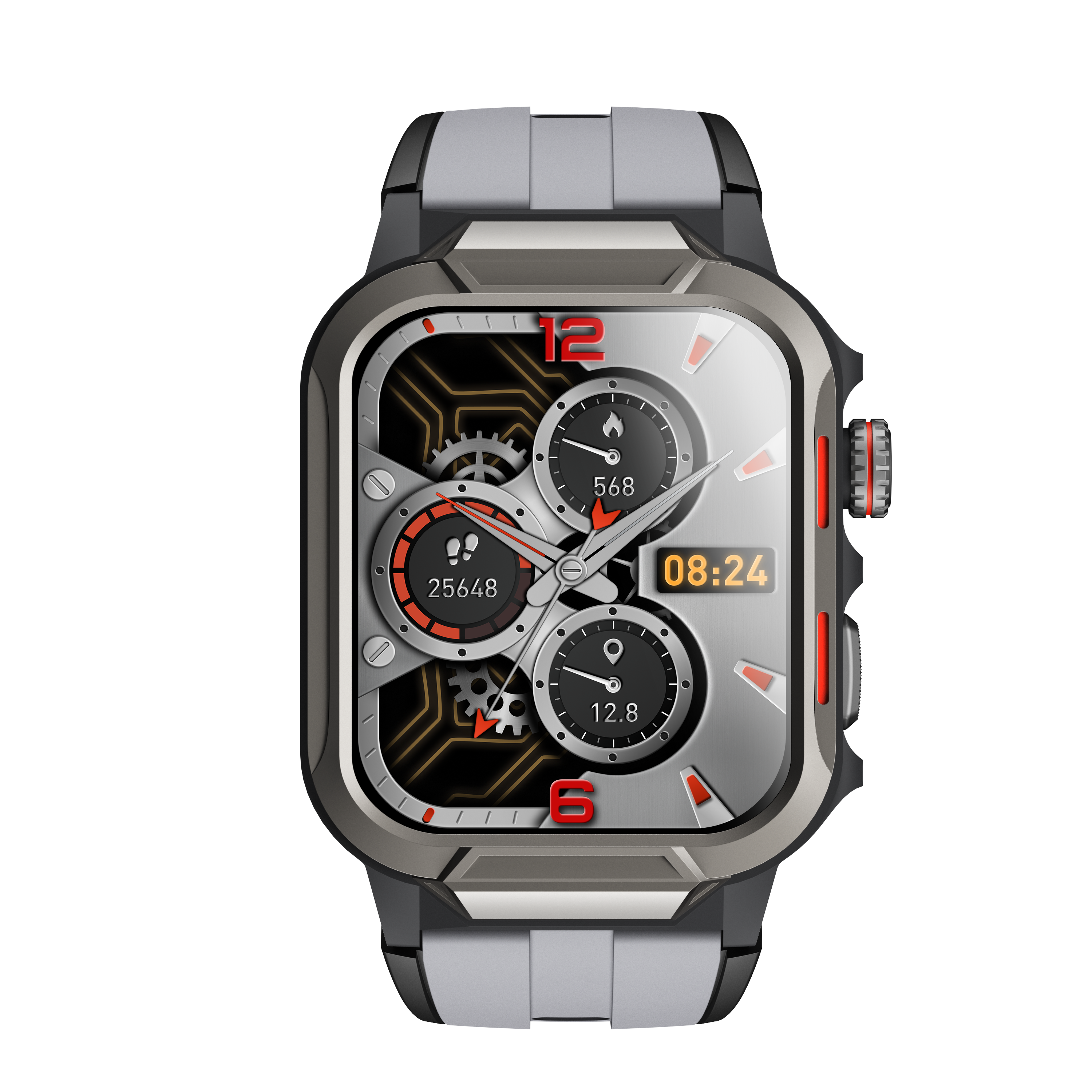 Smart Watch for Men 3ATM Waterproof Smartwatch 1.96 inch screen for Android and iOS Phones Fitness Tracker Watch with 100+ Sports Modes