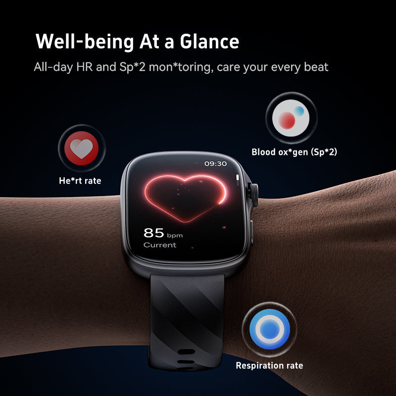 Smart Watch for Women, 1.95'' AMOLED Ultra-Clear Screen Activity Trackers with Heart Rate/Sleep/SpO2 Monitor, Smartwatch for iPhone/Samsung/Android