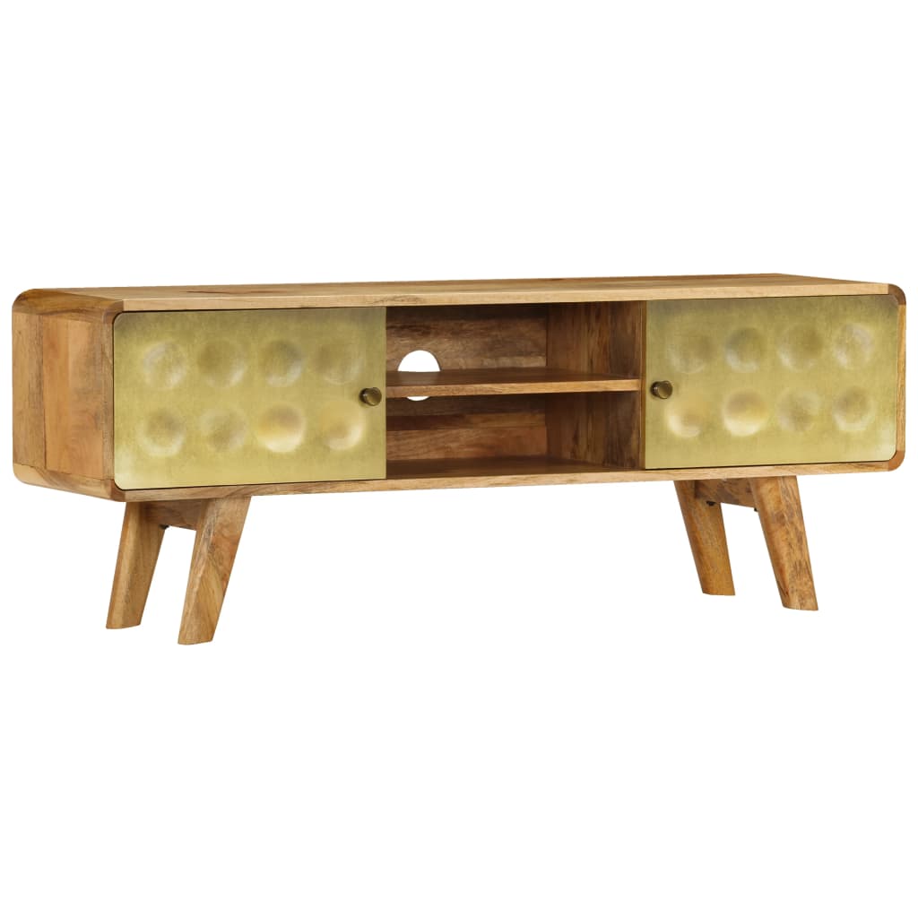 vidaXL TV Stand TV Unit Sideboard Home TV Console Media Unit Solid Mango Wood