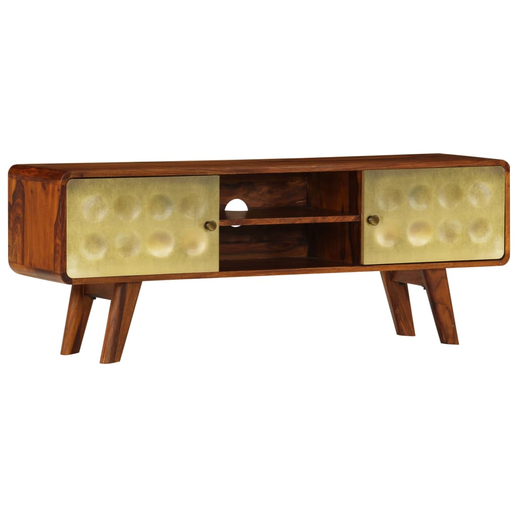 vidaXL TV Stand TV Unit Sideboard Home TV Console Media Unit Solid Mango Wood