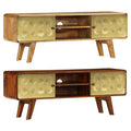 vidaXL TV Stand TV Unit Sideboard Home TV Console Media Unit Solid Mango Wood